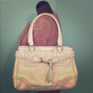 Rare coach Hamptons leather carryall satchel